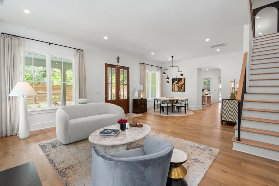 Furnished interior view inside a new home in , Johns Island (Image 5).