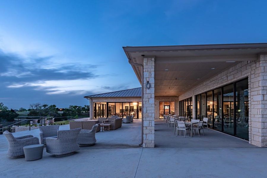Exterior details and patio area of a home in Heath Golf & Yacht Villas, Heath (Image 2). Exterior details and patio area of a home in Heath Golf & Yacht Villas, Heath (Image 2).