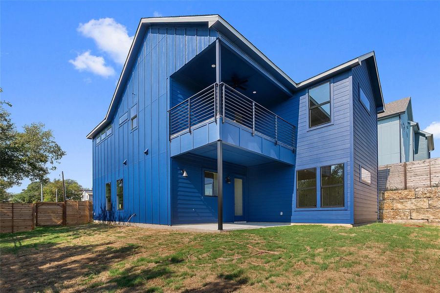 Front exterior of a new home in , Austin, TX, highlighting curb appeal (Image 1). Front exterior of a new home in , Austin, TX, highlighting curb appeal (Image 1).