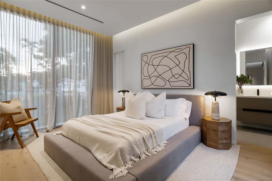 Furnished interior view inside a new home in , Miami (Image 9). Furnished interior view inside a new home in , Miami (Image 9).