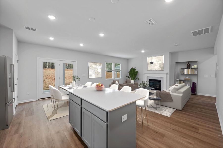 Furnished interior view inside a new home in Grand Arbor, Blythewood (Image 14).