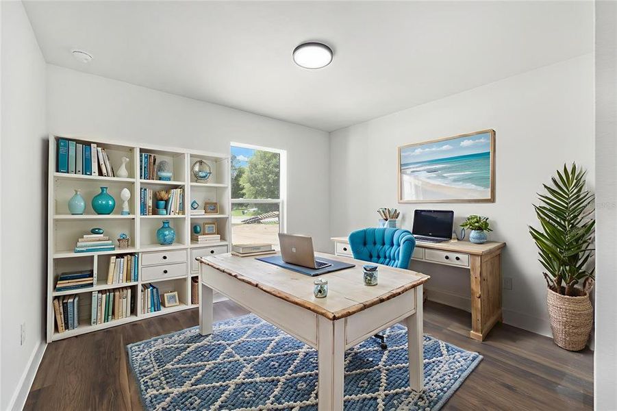 Furnished interior view inside a new home in , Ocala (Image 18). Furnished interior view inside a new home in , Ocala (Image 18).