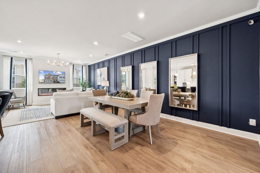 Dining Area and Living Room