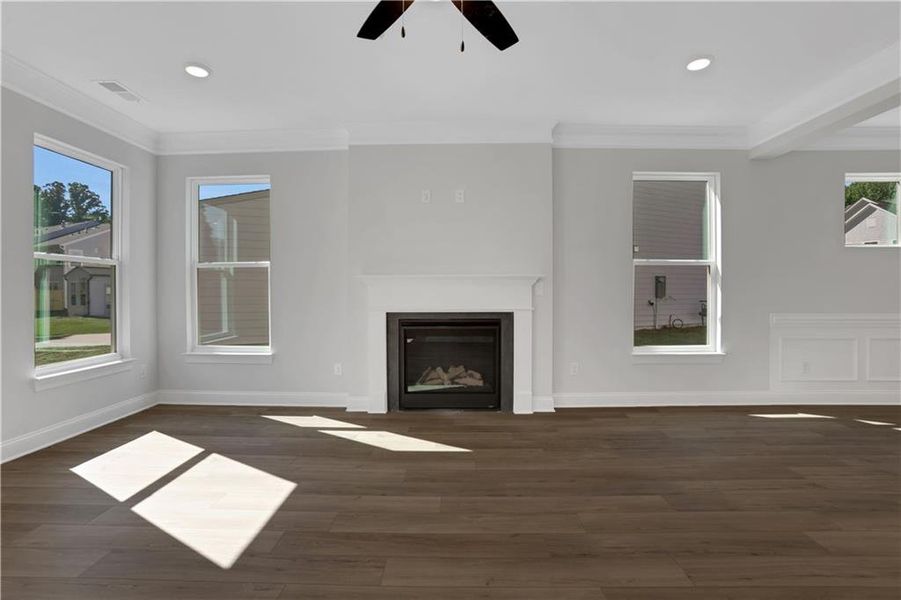 Spacious, unfurnished interior of a new home in Villas at Dawsonville, Dawsonville (Image 22).