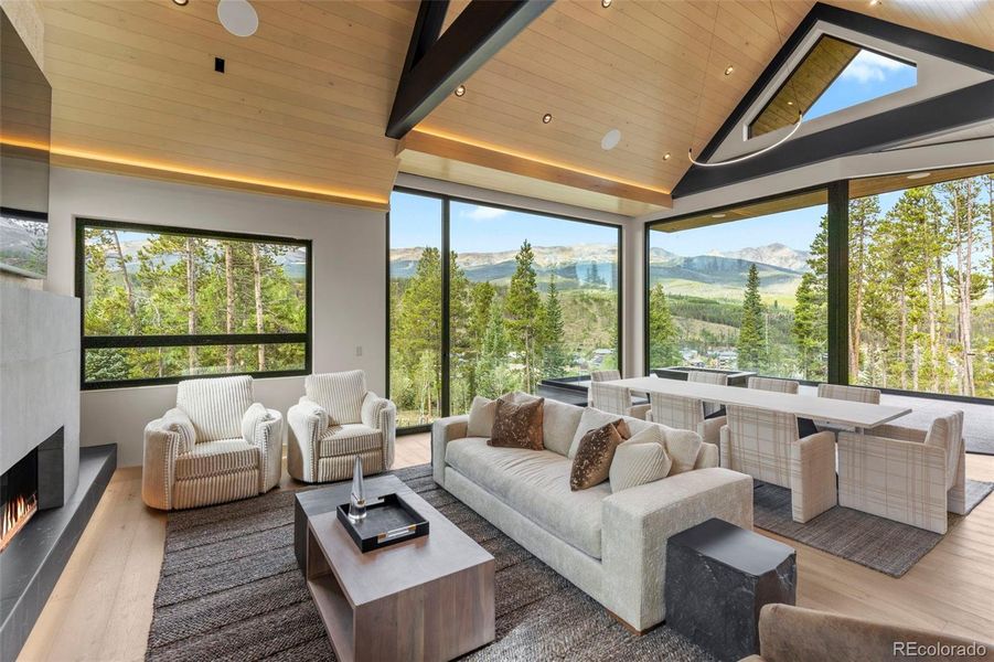 Furnished interior view inside a new home in , Breckenridge (Image 26).