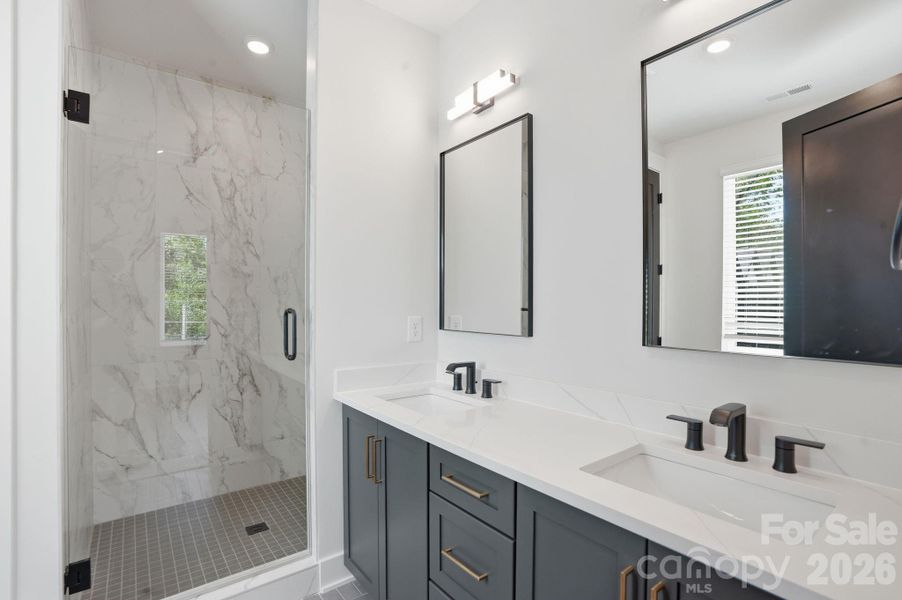Furnished interior view inside a new home in , Charlotte (Image 18).