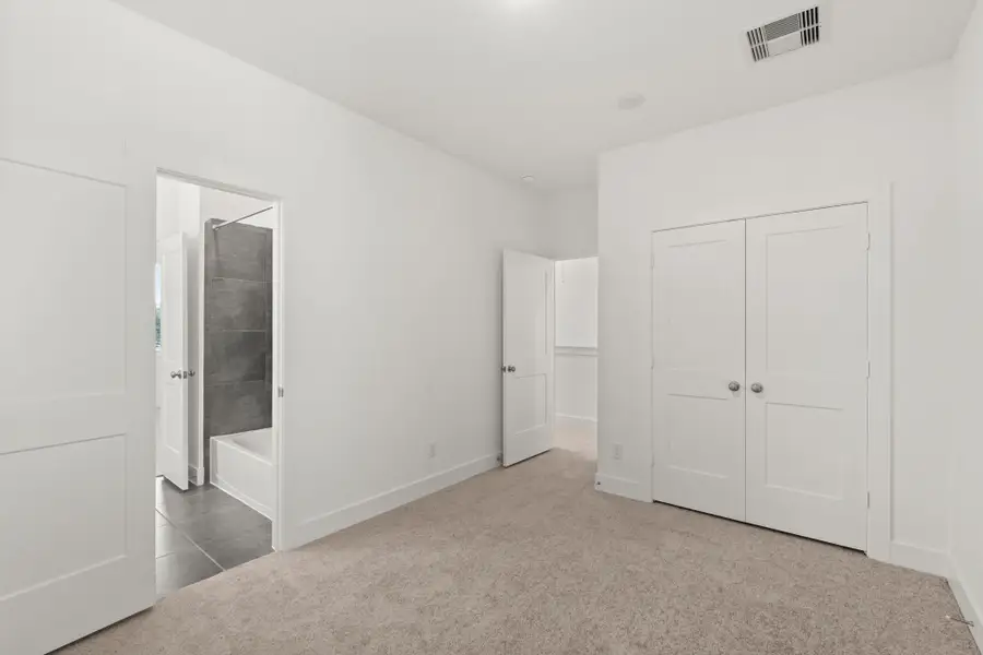Spacious, unfurnished interior of a new home in Park Hill, Stafford (Image 32). Spacious, unfurnished interior of a new home in Park Hill, Stafford (Image 32).