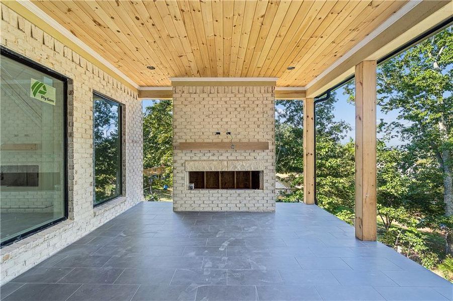 Exterior details and patio area of a home in , Buford (Image 2). Exterior details and patio area of a home in , Buford (Image 2).