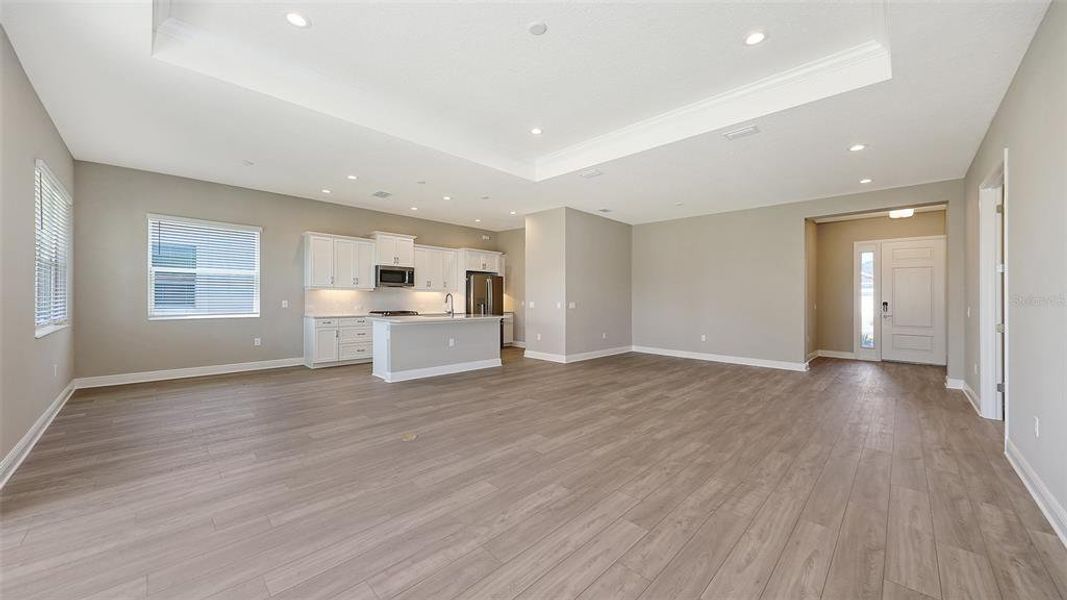 Furnished interior view inside a new home in Wildleaf, Parrish (Image 7). Furnished interior view inside a new home in Wildleaf, Parrish (Image 7).