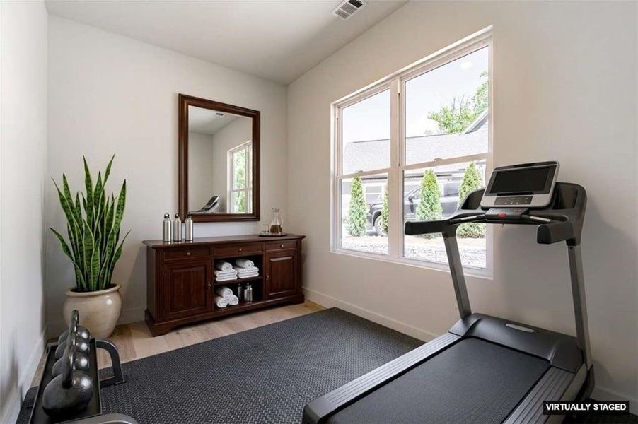 Furnished interior view inside a new home in , Gainesville (Image 38).