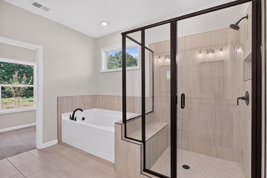 Furnished interior view inside a new home in Blackwelder Bluff, Bowdon (Image 17).