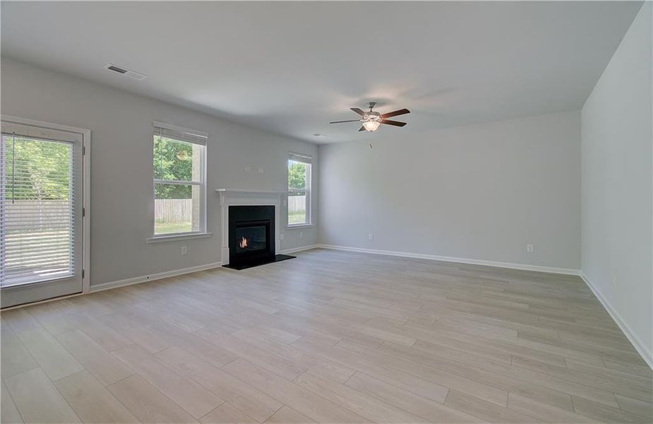 Spacious, unfurnished interior of a new home in Bowers Farm, McDonough (Image 17). Spacious, unfurnished interior of a new home in Bowers Farm, McDonough (Image 17).
