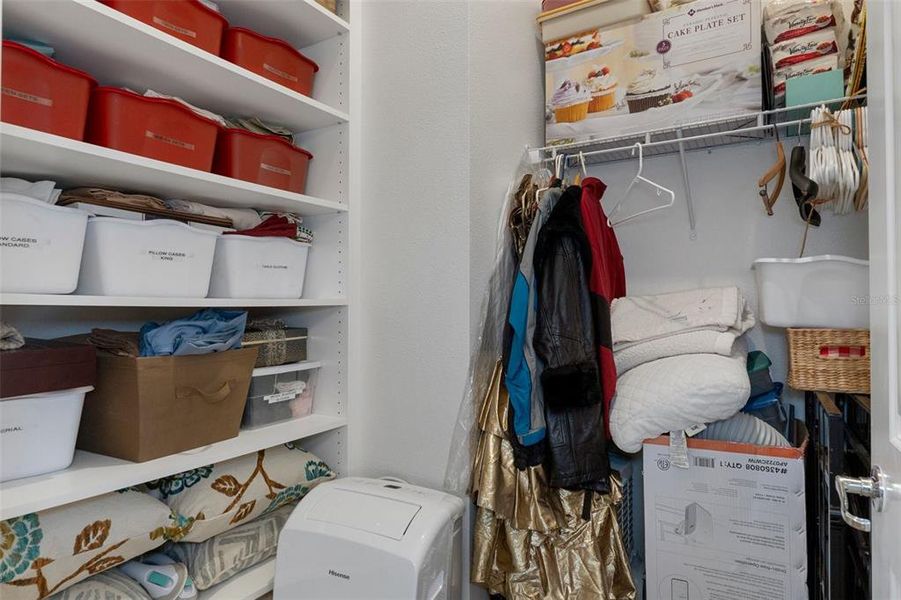 guest room large walk in closet