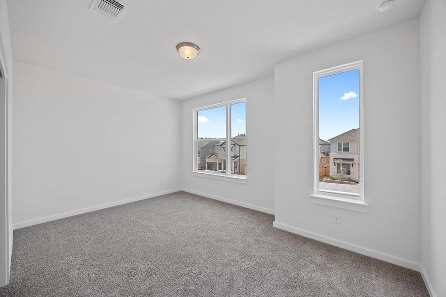 Spacious, unfurnished interior of a new home in University Heights, Round Rock (Image 15). Spacious, unfurnished interior of a new home in University Heights, Round Rock (Image 15).