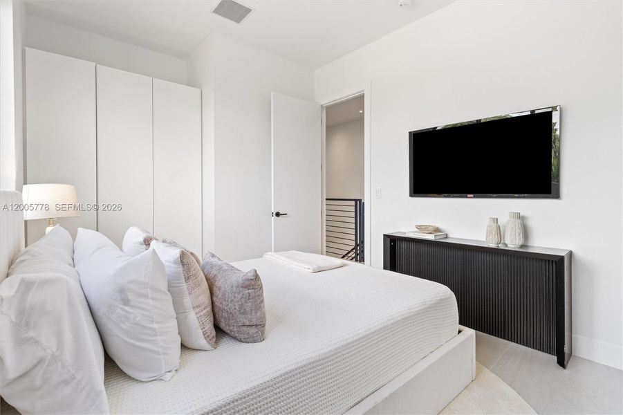 Furnished interior view inside a new home in , Miami (Image 24).