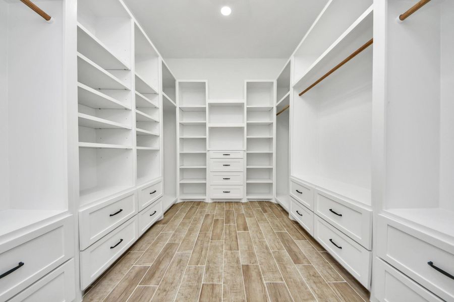 Primary closet Primary closet
