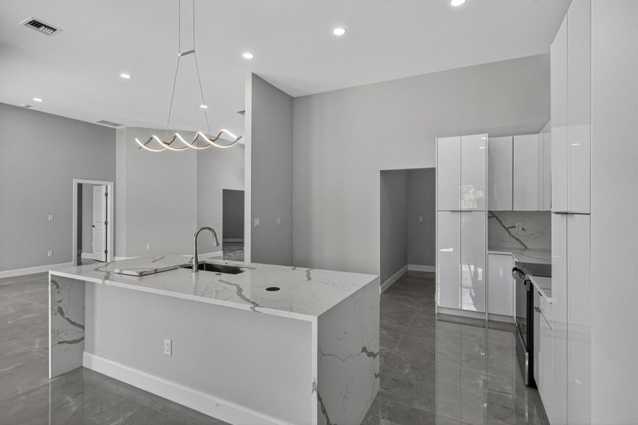 Furnished interior view inside a new home in , The Acreage (Image 18). Furnished interior view inside a new home in , The Acreage (Image 18).