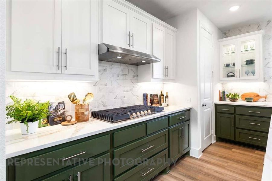 Furnished interior view inside a new home in Aster Park: 40ft. lots, McKinney (Image 25).