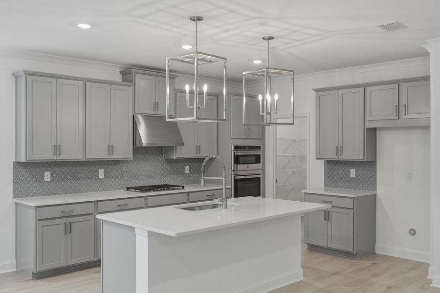 Furnished interior view inside a new home in Reserve at Hickory Walk, Kennesaw (Image 9).