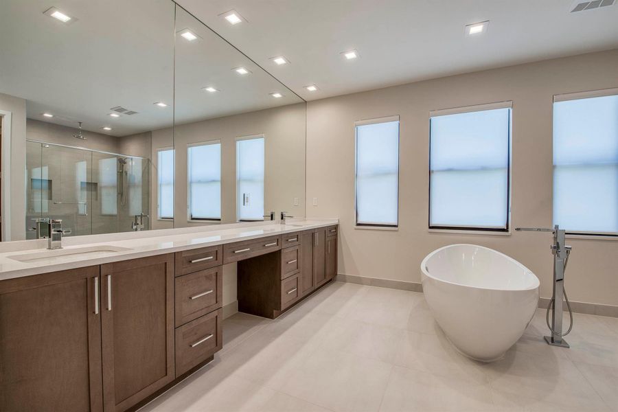 Furnished interior view inside a new home in Apex at Avenir, Palm Beach Gardens (Image 16). Furnished interior view inside a new home in Apex at Avenir, Palm Beach Gardens (Image 16).