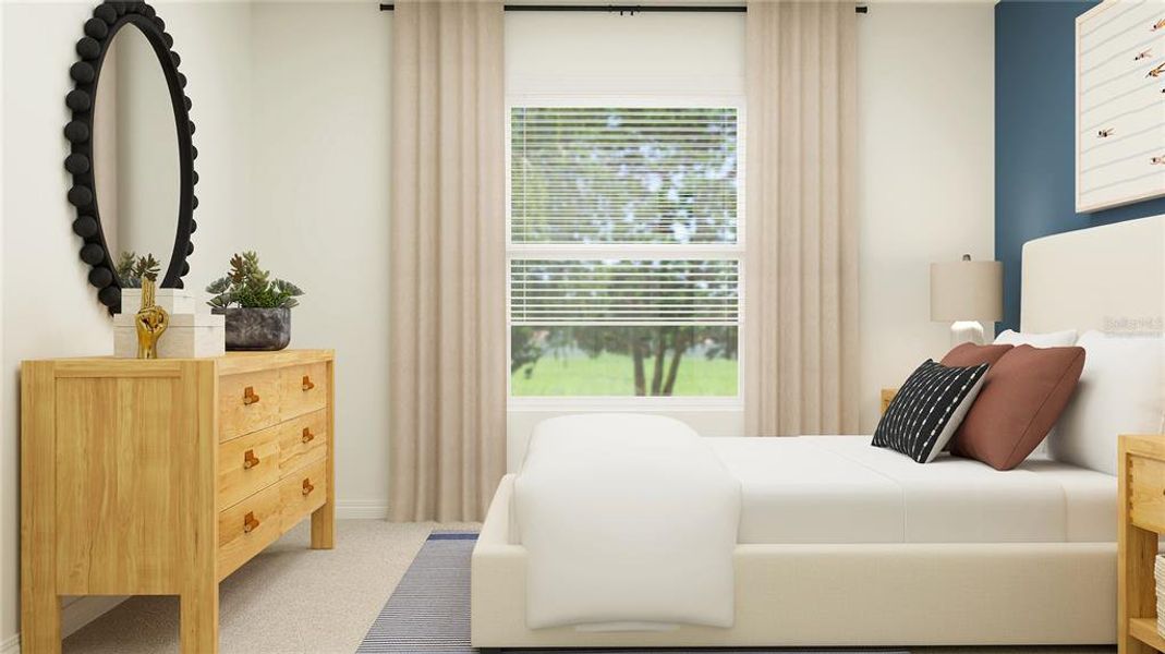 Furnished interior view inside a new home in Ranches at Lake Mcleod, Eagle Lake (Image 3).