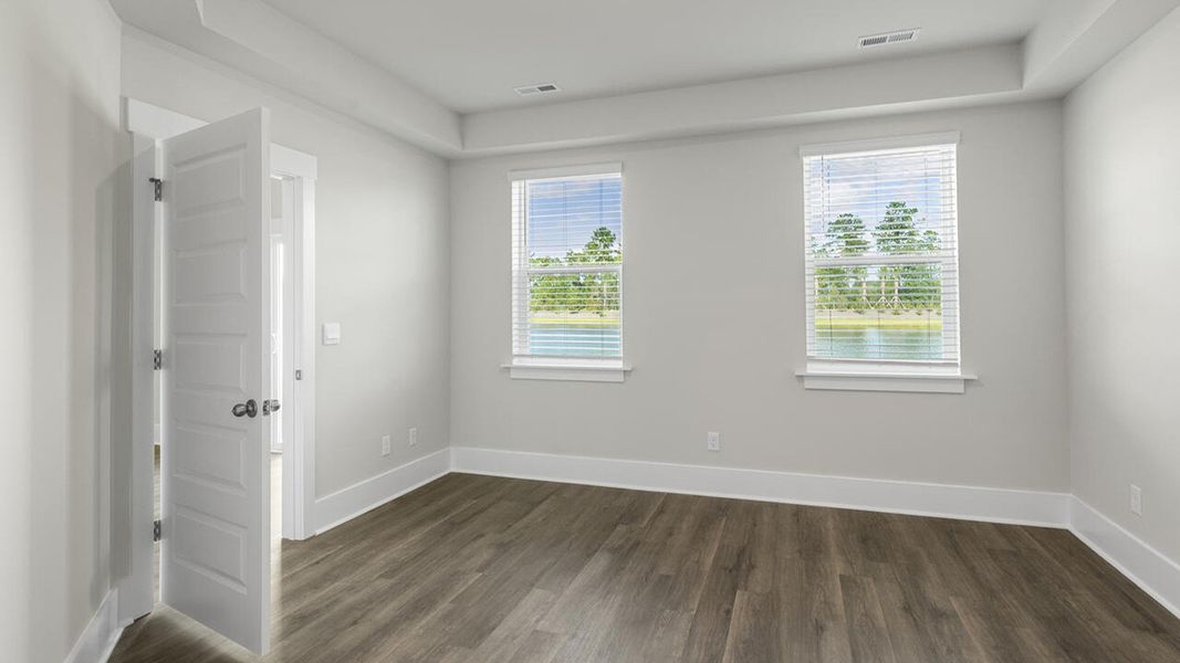 Spacious, unfurnished interior of a new home in The Palms at Indigo Preserve Townhomes, Leland (Image 20). Spacious, unfurnished interior of a new home in The Palms at Indigo Preserve Townhomes, Leland (Image 20).