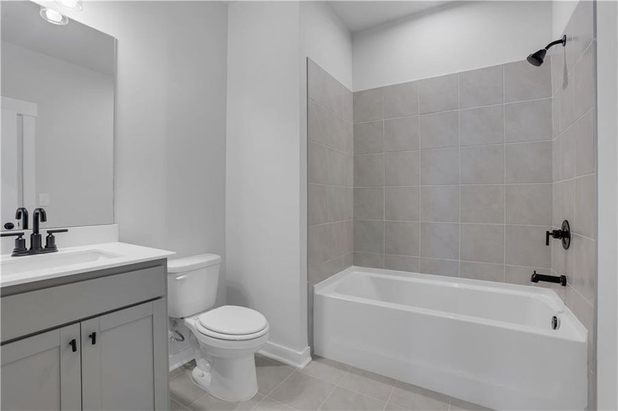 Furnished interior view inside a new home in Hopewell Reserve, Cumming (Image 4).