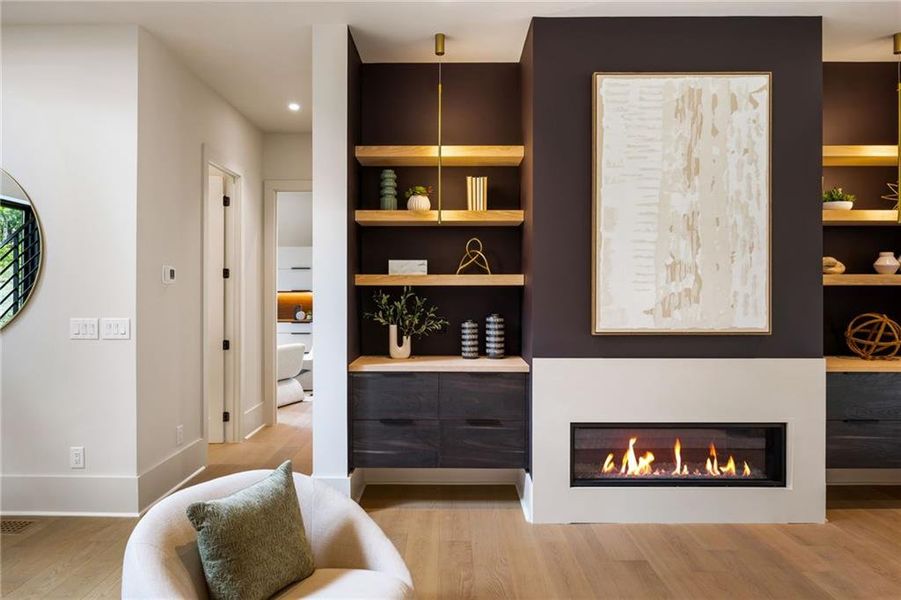 Furnished interior view inside a new home in , Atlanta (Image 37).