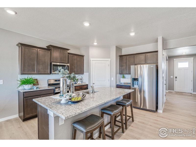 Furnished interior view inside a new home in Hansen Farm, Fort Collins (Image 39).