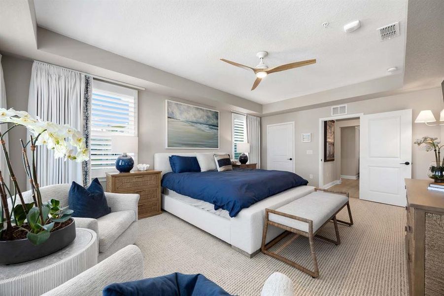 Furnished interior view inside a new home in Gatherings® of Lake Nona, Orlando (Image 28).