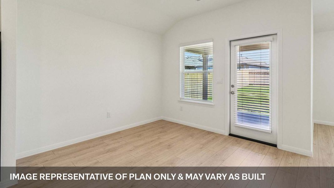 Representative unfurnished interior of a home built from the The Irvine by D.R. Horton in Carillon, Manor (Image 13).