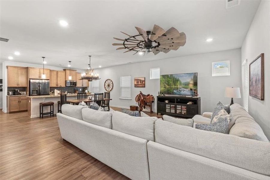 Furnished interior view inside a new home in Laurel Park, Cartersville (Image 10).