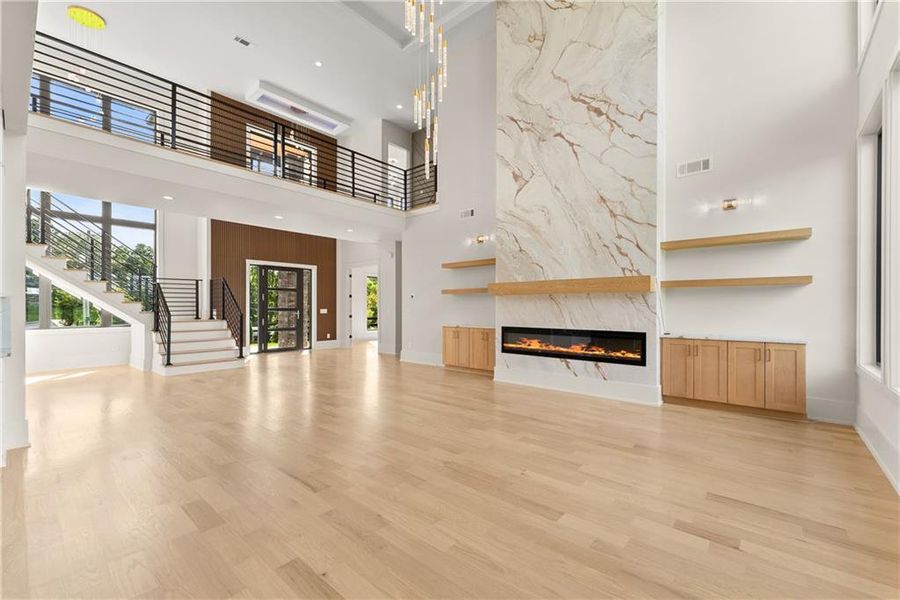 Furnished interior view inside a new home in , Dacula (Image 29).