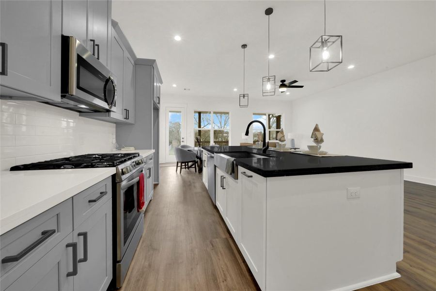 Furnished interior view inside a new home in , Houston (Image 6). Furnished interior view inside a new home in , Houston (Image 6).