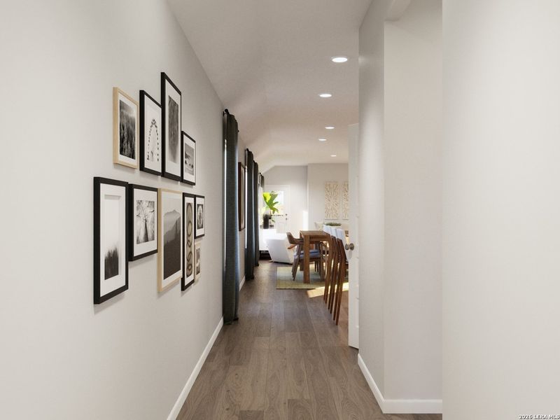 Furnished interior view inside a new home in Dauer Ranch, New Braunfels (Image 16).