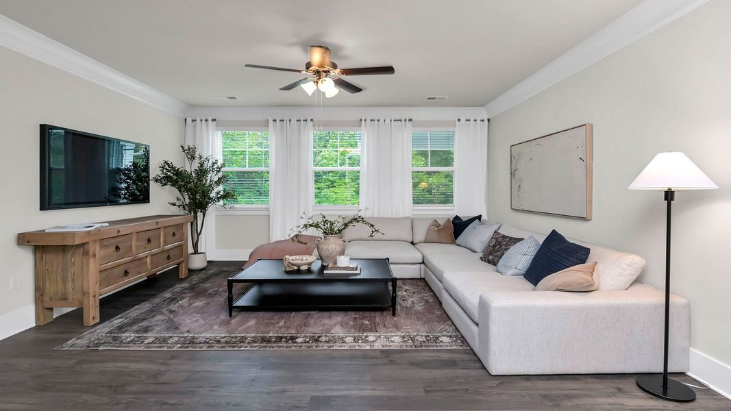 Furnished interior view inside a new home in Cross Creek, Lexington (Image 17).