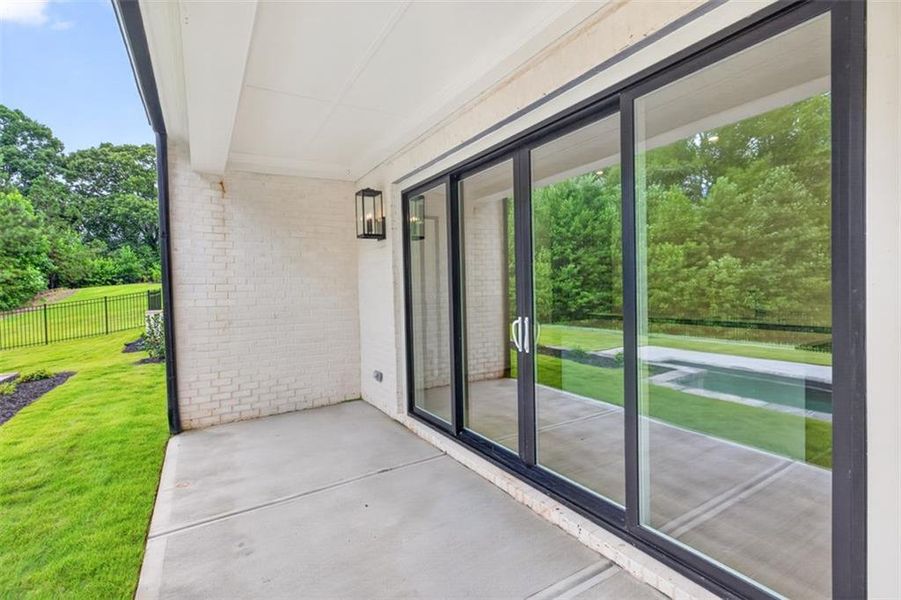 Exterior details and patio area of a home in , Buford (Image 29). Exterior details and patio area of a home in , Buford (Image 29).