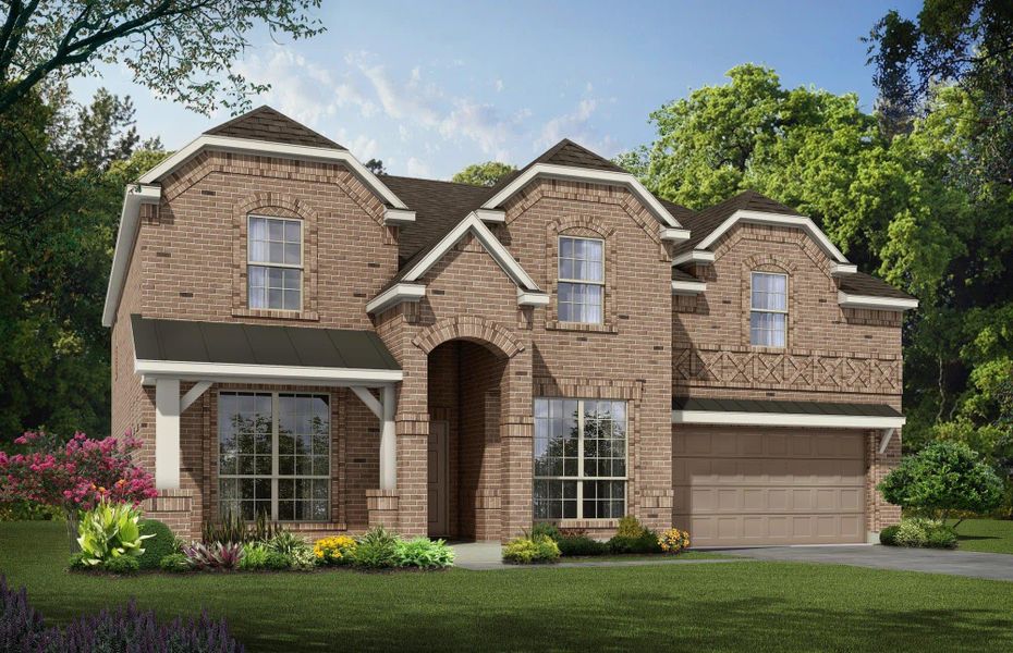 Elevation C | Concept 3135 at Villages of Walnut Grove in Midlothian, TX by Landsea Homes