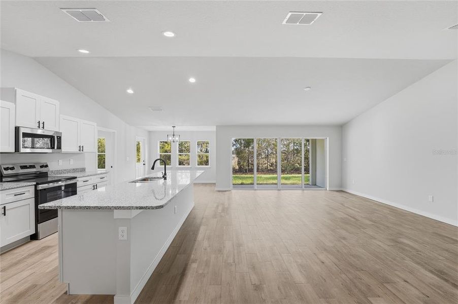 Furnished interior view inside a new home in , Ocala (Image 6).