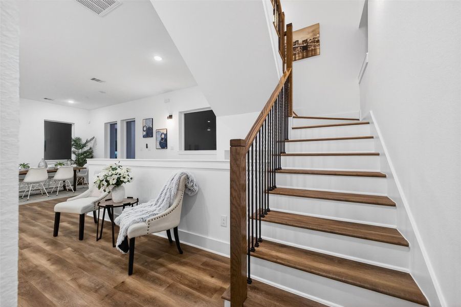 Furnished interior view inside a new home in , Houston (Image 17).