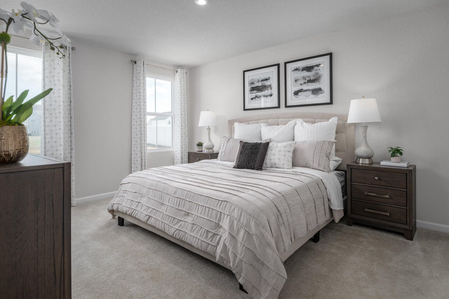 Furnished interior view inside a new home in Somerset, Santee (Image 12).