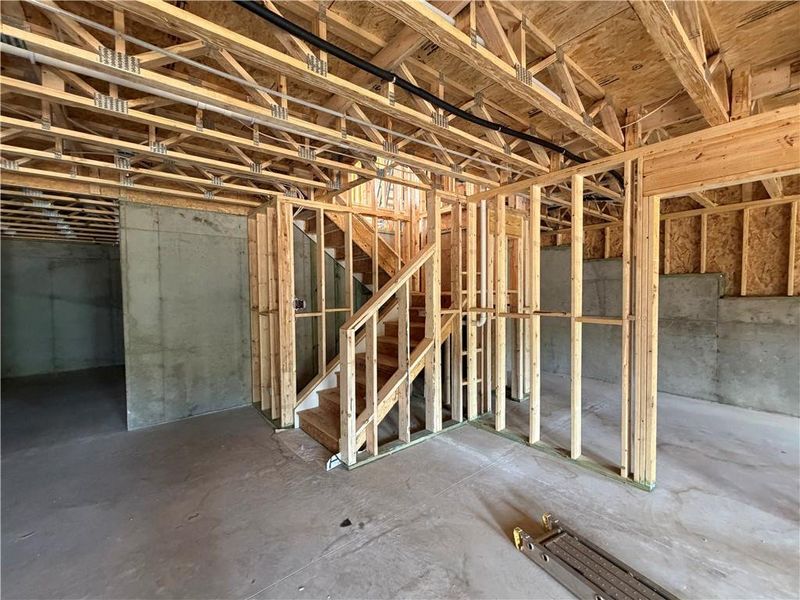In-progress construction of a new home in Arbors at Richland Creek, Buford, GA (Image 60). In-progress construction of a new home in Arbors at Richland Creek, Buford, GA (Image 60).