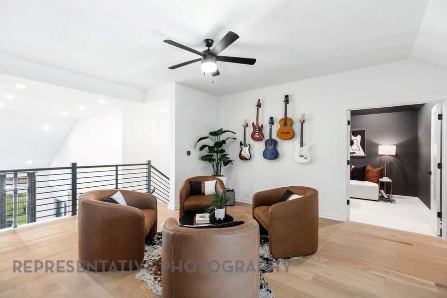 Furnished interior view inside a new home in Easton Park, Austin (Image 2).