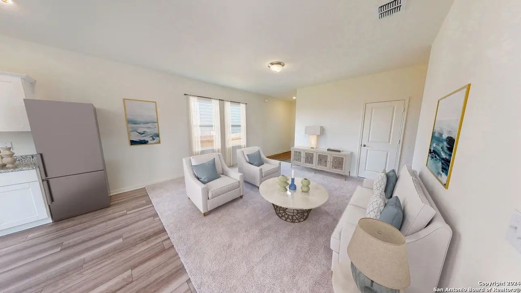 Furnished interior view inside a new home in Roosevelt Heights, San Antonio (Image 8).
