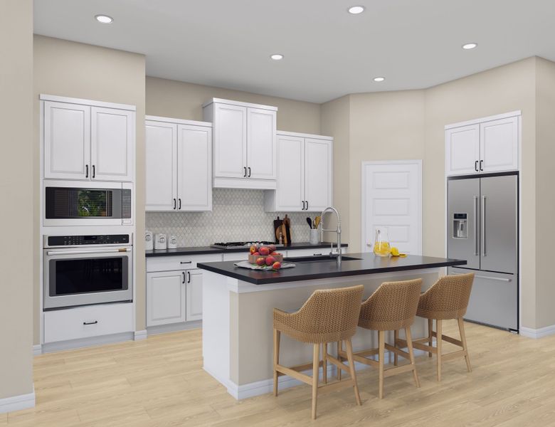 Furnished interior view inside a new home in Woodson’s Reserve, Spring (Image 14).