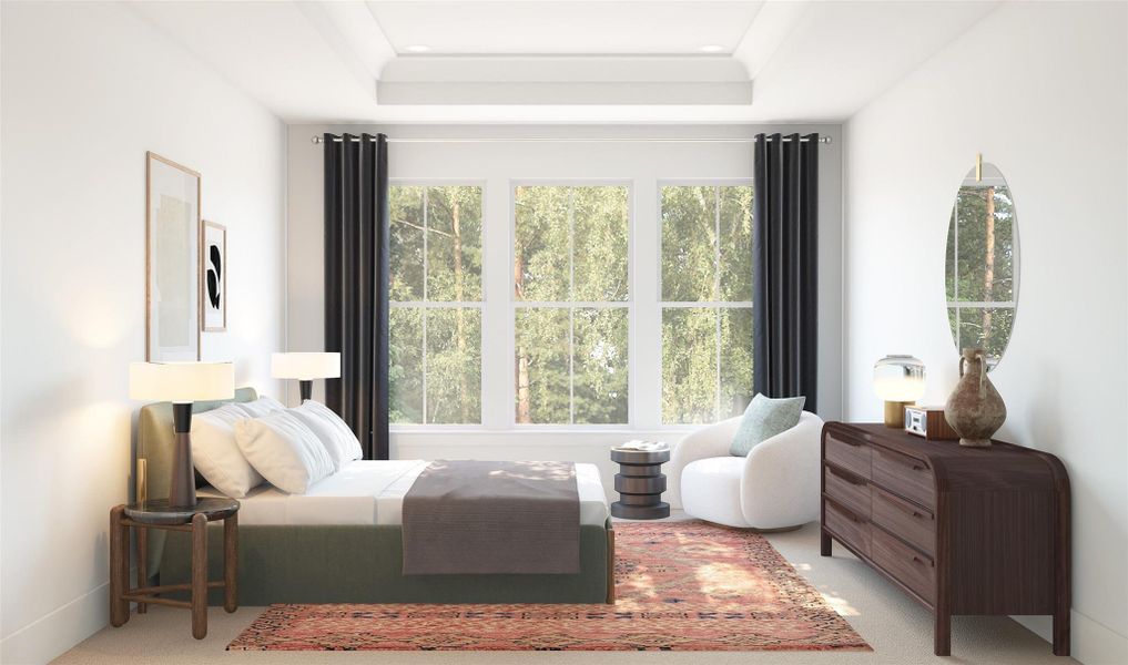 Private primary suite (*Artist rendering used for illustration purposes only.)