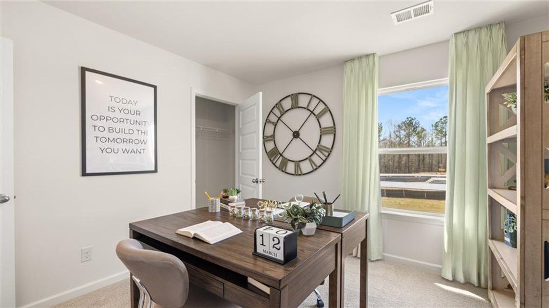 Furnished interior view inside a new home in Kingston Ranch at Lake Oconee, Buckhead (Image 10).