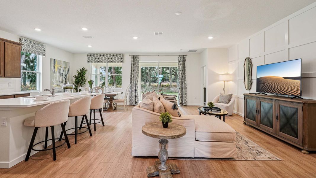 Furnished interior view inside a new home in Ocala Preserve, Ocala (Image 7).