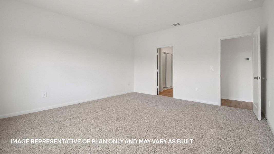 Spacious, unfurnished interior of a new home in Prairie Lakes, Buda (Image 14).