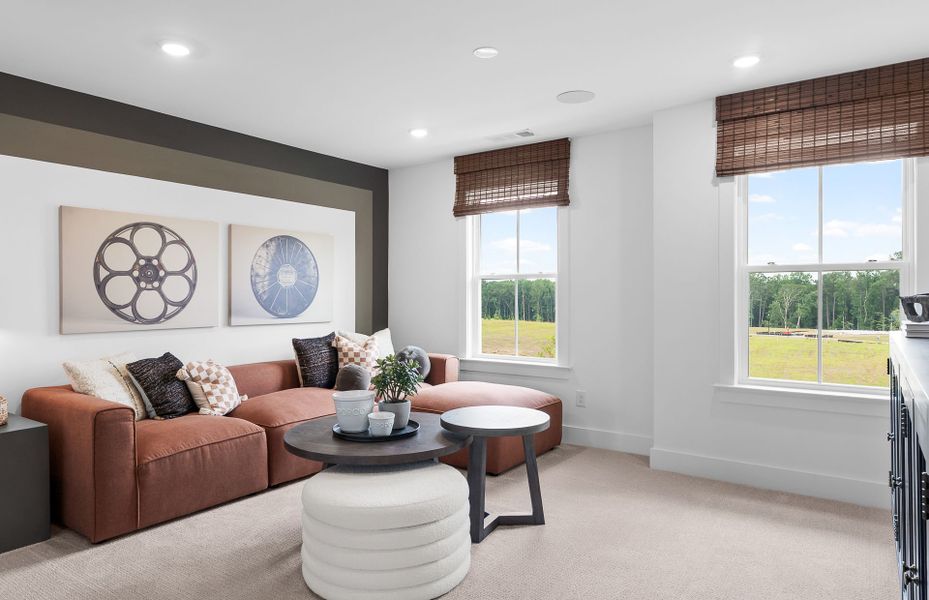 Representative furnished interior of a home built from the Newlyn by Pulte Homes in Amherst, McDonough (Image 13).